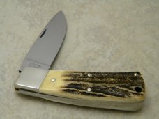 Hen & Rooster Rostfrei Solingen Germany Stag 1 Blade Jack Knife