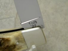 Hen & Rooster Rostfrei Solingen Germany Stag 1 Blade Jack Knife