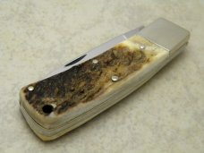 Hen & Rooster Rostfrei Solingen Germany Stag 1 Blade Jack Knife