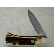 Boker Solingen Germany Stainless Tree Brand Classic 4100 Stag Lockback Knife
