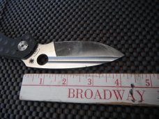 Spyderco Schempp C151GTIP Titanium Knife.  G-10 and Titanium Folding Tactical Knife