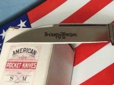 Schatt & Morgan Coles Whittler Knife w/ Super Genuine Torched Stag Horn Handles -1 of 30 -NOS & NM