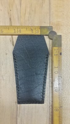 Black coffin knife slip