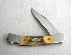 RARE 1989 CASE XX USA GENUINE STAG 51139L LARGE 5" LOCKBACK KNIFE - W/BOX, SHEATH & PAPERS