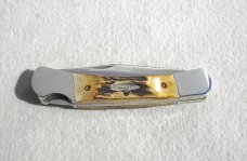 RARE 1989 CASE XX USA GENUINE STAG 51139L LARGE 5" LOCKBACK KNIFE - W/BOX, SHEATH & PAPERS