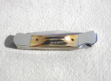RARE 1989 CASE XX USA GENUINE STAG 51139L LARGE 5" LOCKBACK KNIFE - W/BOX, SHEATH & PAPERS