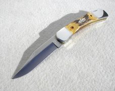 RARE 1989 CASE XX USA GENUINE STAG 51139L LARGE 5" LOCKBACK KNIFE - W/BOX, SHEATH & PAPERS