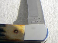 RARE 1989 CASE XX USA GENUINE STAG 51139L LARGE 5" LOCKBACK KNIFE - W/BOX, SHEATH & PAPERS