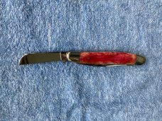Case XX  10 Dot USA SR63471/2 Red Bone Folding Pocketknife