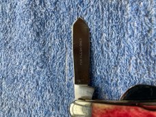 Case XX  10 Dot USA SR63471/2 Red Bone Folding Pocketknife