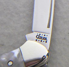 CASE XX USA 2000 MOTHER OF PEARL 82132 SS BABY BUTTERBEAN - ORIGINAL FELT BOX & SLEEVE 