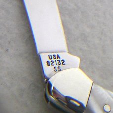 CASE XX USA 2000 MOTHER OF PEARL 82132 SS BABY BUTTERBEAN - ORIGINAL FELT BOX & SLEEVE 
