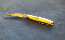 Rough Ryder Classic Carbon Yellow Handle Toothpick  RR1744