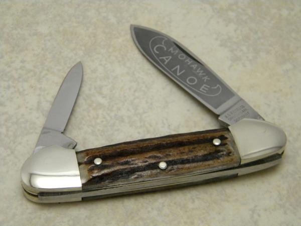 A.G. Russel Co. Springdale, Ark. Germany Stag Mohawk Canoe Knife