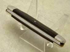 Bob White made by Queen Cutlery USA for Bruce Voyles Wood Canoe Knife - Santa Fe V.F.D. 1982