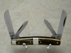 Fight'n Rooster Frank Buster Germany Stag Barehead Cigar Band Congress Knife c.2001 - 1 of 100