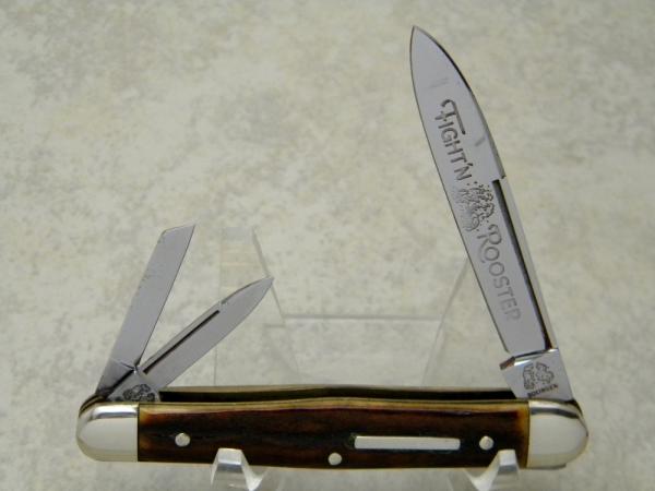 Fight'n Rooster Frank Buster Cutlery Germany Stag Whittler Knife Fight'n Rooster Frank Buster Cutlery Germany Stag Whittler Knife