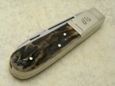 Fight'n Rooster Frank Buster Cutlery Co. Germany Stag "Souther Bound 1 of 300" Barlow Knife 
