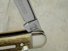 Fight'n Rooster Frank Buster Cutlery Germany Stag Whittler Knife