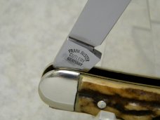 Fight'n Rooster Frank Buster Cutlery Germany Stag Whittler Knife