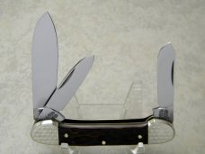 Fight'n Rooster Frank Buster Cutlery Co. Germany Bone 3 Blade Canoe Knife