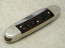 Fight'n Rooster Frank Buster Cutlery Co. Germany Bone 3 Blade Canoe Knife