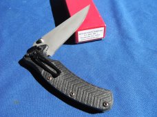 Ontario Apache tac-1 Knife, USA made Button Lock