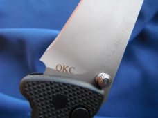 Ontario Apache tac-1 Knife, USA made Button Lock