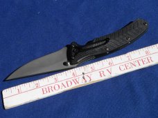 Ontario Apache tac-1 Knife, USA made Button Lock