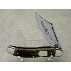 Fight'n Rooster Frank Buster Celebrated Cutlery Germany Bone 1 Blade Sowbelly Knife