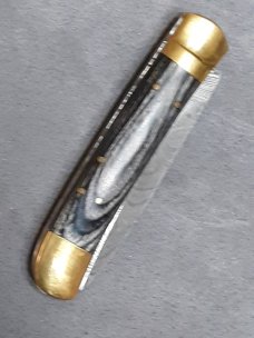 Lever lock knife. 