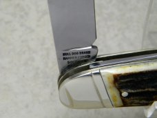 Bulldog Brand Germany 1st Generation Torched Stag Tobacco Large Congress Knife c.1985 - 1 of 336