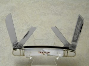Bulldog Brand Germany 1st Generation Pearl Tobacco Large Congress Knife c.1983 - 1 of 300