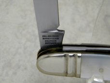 Bulldog Brand Germany 1st Generation Pearl Tobacco Large Congress Knife c.1983 - 1 of 300