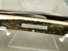 Bulldog Brand Hammer Forged Solingen Germany Stag "25 Years" Congress Knife c.2004