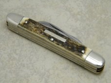 Bulldog Brand Hammer Forged Solingen Germany Stag "25 Years" Congress Knife c.2004