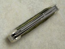 Bulldog Brand Germany 1st Generation Green Bone Old Reliable Dogleg Trapper Knife - 1 of 300