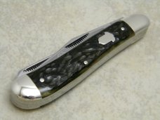 Bulldog Brand Germany 1st Generation Green Bone Old Reliable Dogleg Trapper Knife - 1 of 300