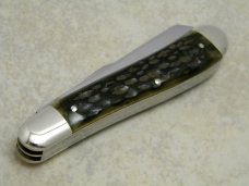 Bulldog Brand Germany 1st Generation Green Bone Old Reliable Dogleg Trapper Knife - 1 of 300