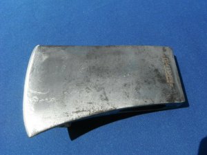 CRAFTSMAN REG TRADEMARK AXE HEAD VINTAGE LOGGING CAMP LOG CABIN. MADE IN USA! The edge is sharp!!!