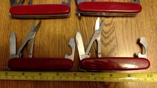  Vintage SABRE U.S.A Knife LOT 4 Pcs Multi Tool w/scissors Army Knife Never used