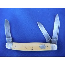 CAMILLUS KNIFE MADE IN USA 66 LONG PULL 3 BLADE STOCKMAN VINTAGE FOLDING POCKET KNIFE