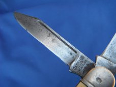 CAMILLUS KNIFE MADE IN USA 66 LONG PULL 3 BLADE STOCKMAN VINTAGE FOLDING POCKET KNIFE