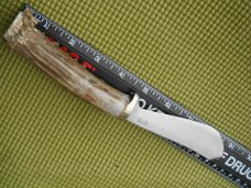 Butch Taylor Custom Knives Fixed Blade Knife, Beautiful Stag handle!  Made in the USA!