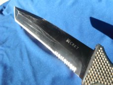 DISCONTINUED  M60 SOFTB- Tanto Pt./ Combo Edge - Columbia River M60-14PK,  Combat Knife Kydex sheath