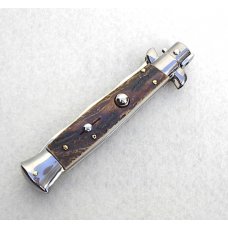 OLDER BELTRAME 9quot ITALIAN STILETTO GENUINE STAG AUTO KRISS BLADE