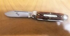 GEC #35 Bar Tool Knife Beer & Sausage Autumn Leaf Jigged Tidioute Cutlery 352320