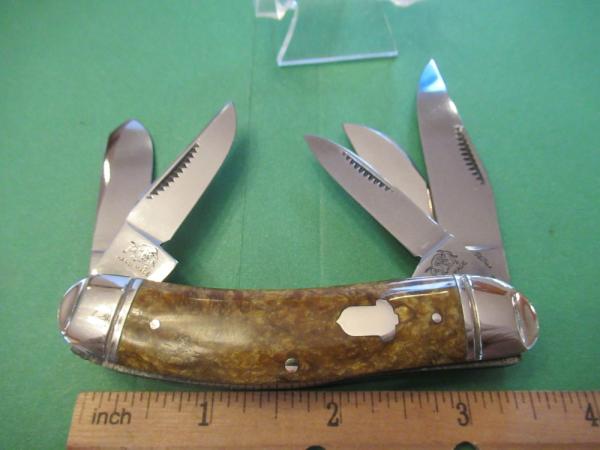 Bulldog Brand  5 Blade Brown Swirl Sowbelly