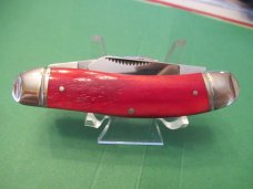 Bulldog Brand Standing Dog 1996 Red Bone 5 Blade Sowbelly 