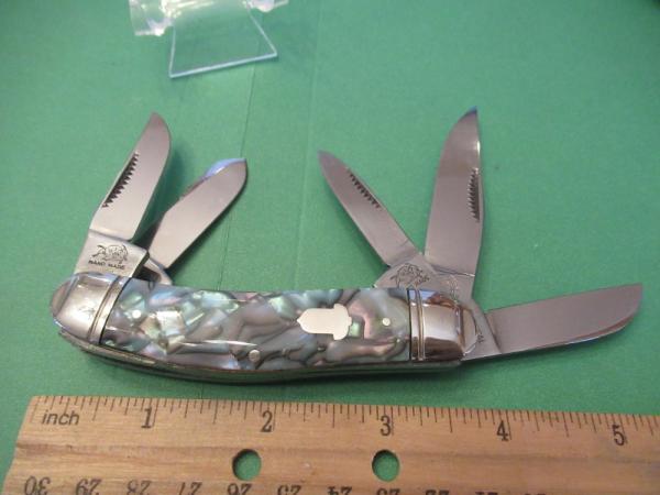Bulldog Brand 1993 Faux Abalone 5 Blade Sowbelly